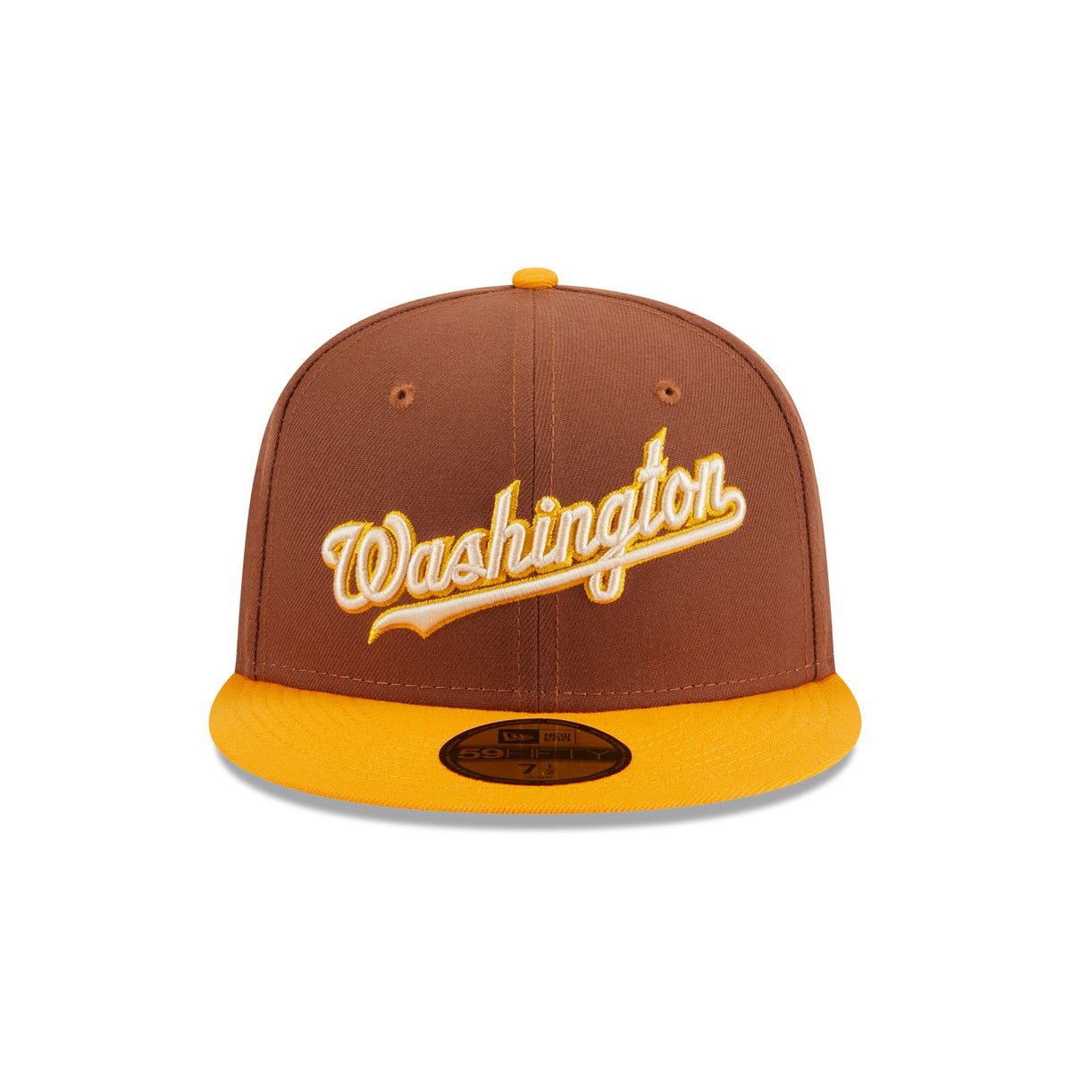 washington nationals hat 7 5/8 Tan