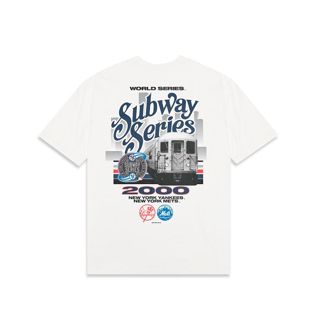 New York Yankees vs. New York Mets New Era x Awake NY Subway Series T-Shirt  - White