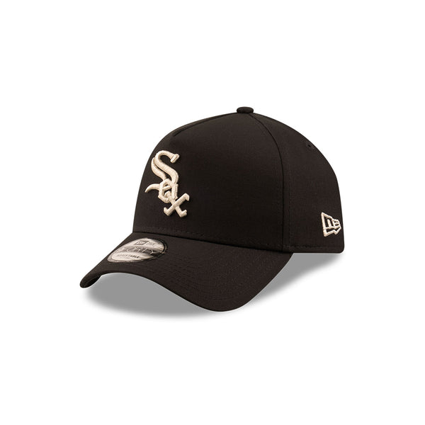 Chicago White Sox Black Silver 9FORTY A-Frame Snapback