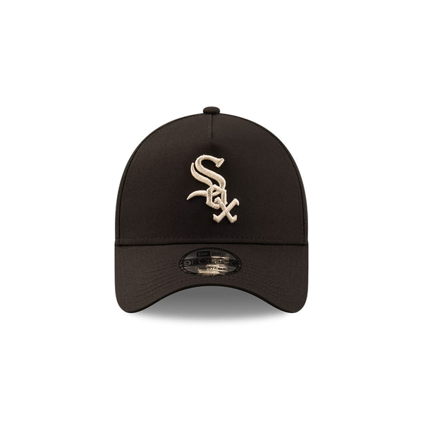 Chicago White Sox Black Silver 9FORTY A-Frame Snapback