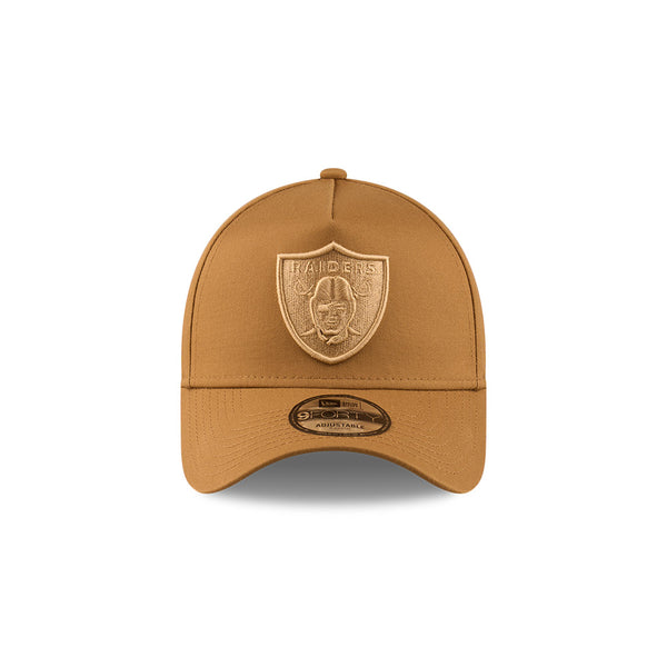 Las Vegas Raiders Tonal Visor Hit Brown 9FORTY A-Frame Snapback