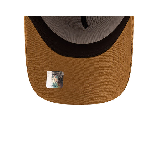 Las Vegas Raiders Tonal Visor Hit Brown 9FORTY A-Frame Snapback