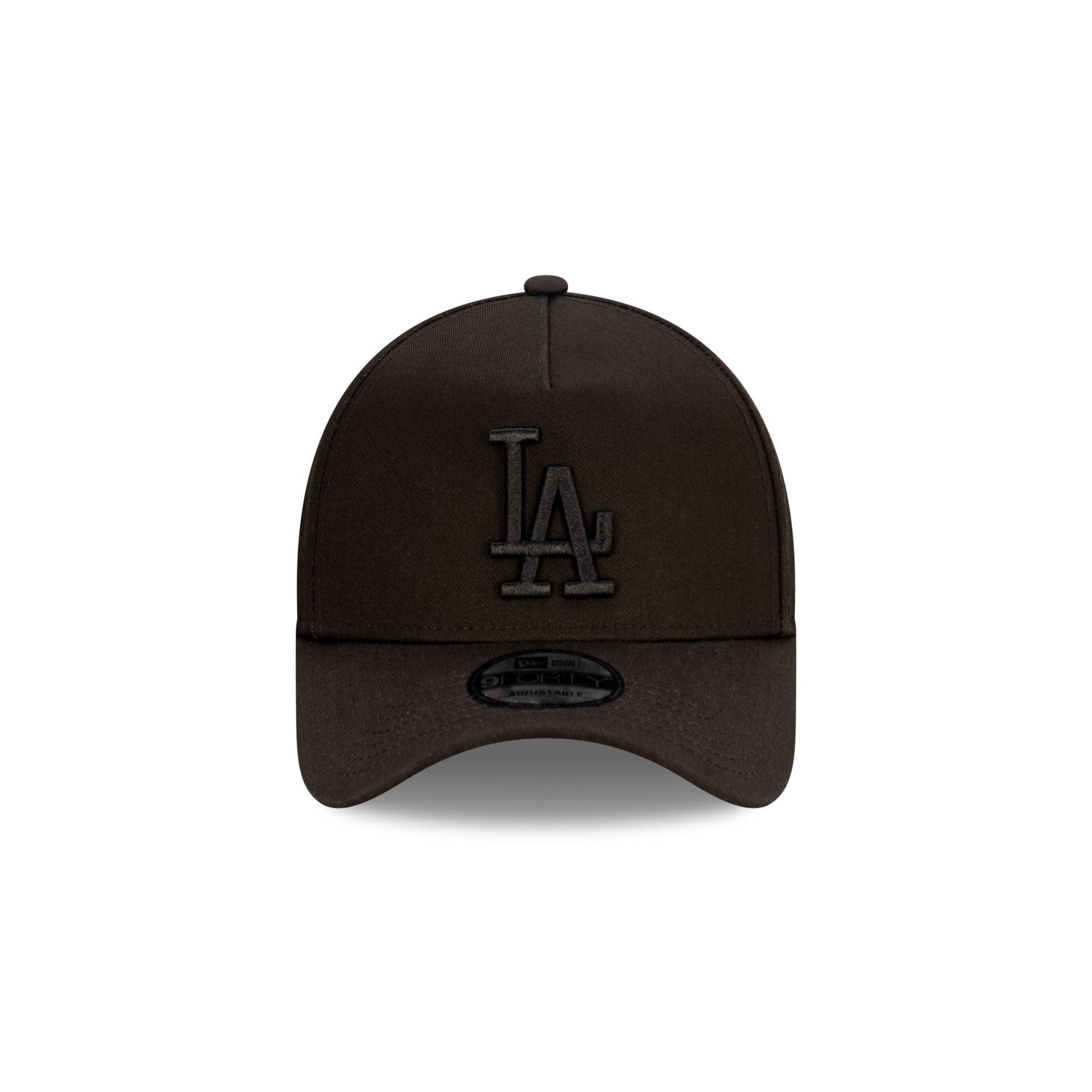 Los Angeles Dodgers MLB Essentials Black on Black 9FORTY A Frame Snapb New Era Cap Australia