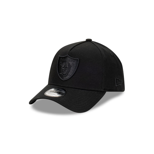 Las Vegas Raiders NFL Essentials Black on Black 9FORTY A-Frame Snapback