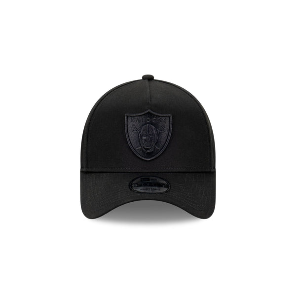 Las Vegas Raiders NFL Essentials Black on Black 9FORTY A-Frame Snapback