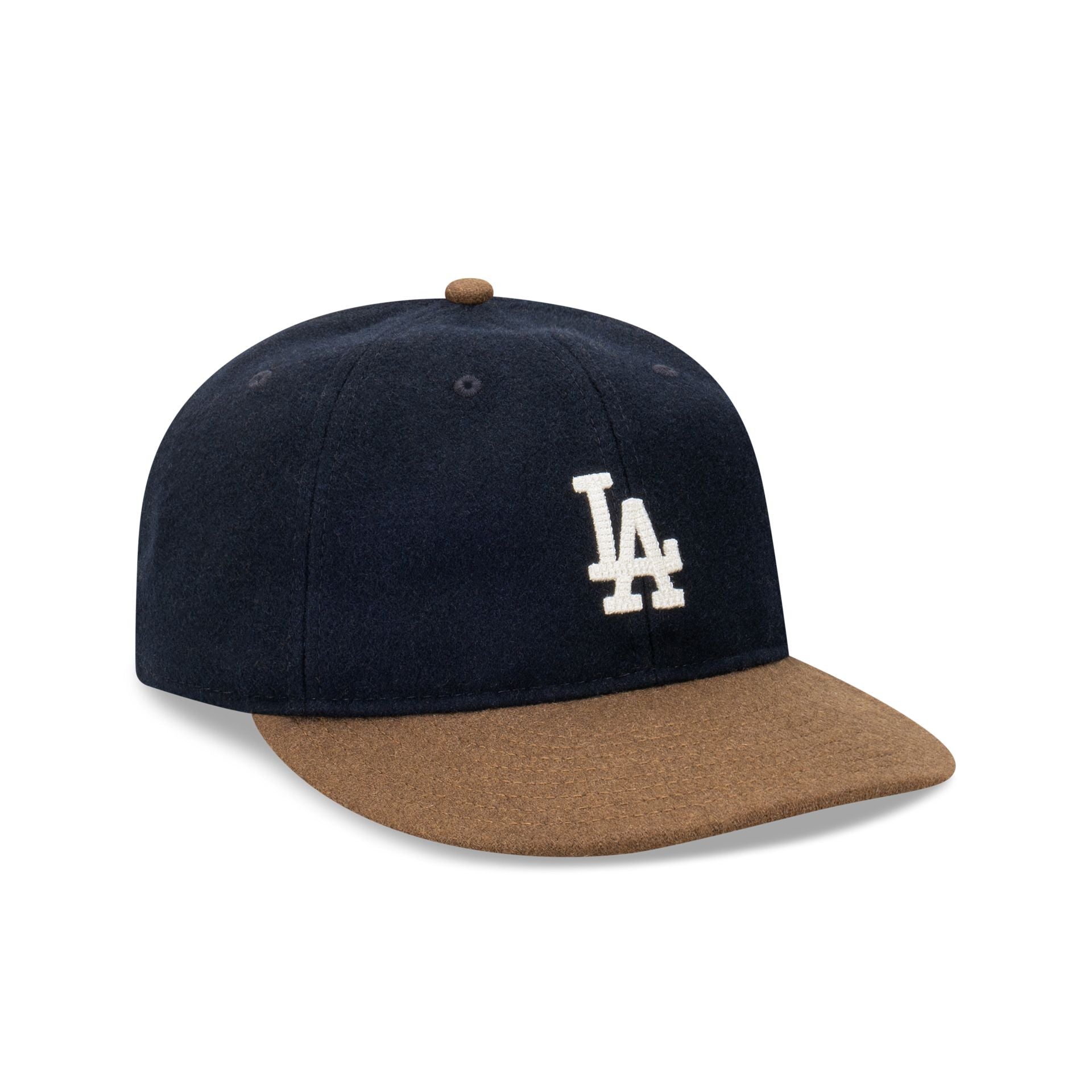 Los Angeles Dodgers Wool Navy and Brown Retro Crown 9FIFTY