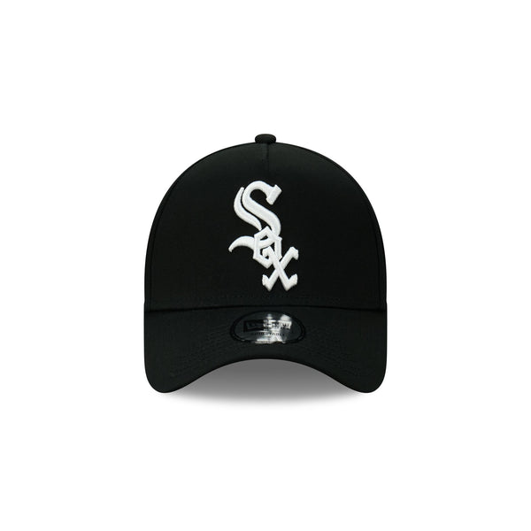 Chicago White Sox Black/White 9FORTY A-Frame Snapback