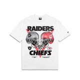 Kansas City Chiefs NFL Rivals Oversized T-Shirt White