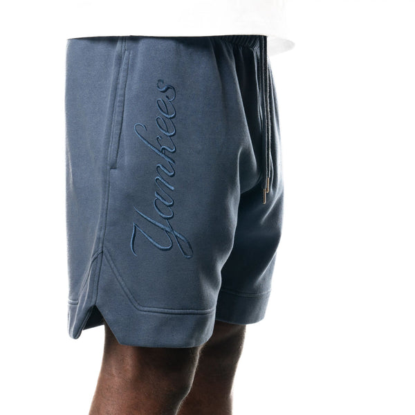 New York Yankees Washed MLB Shorts Blue