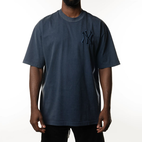 New York Yankees Washed MLB Oversized T-Shirt Blue