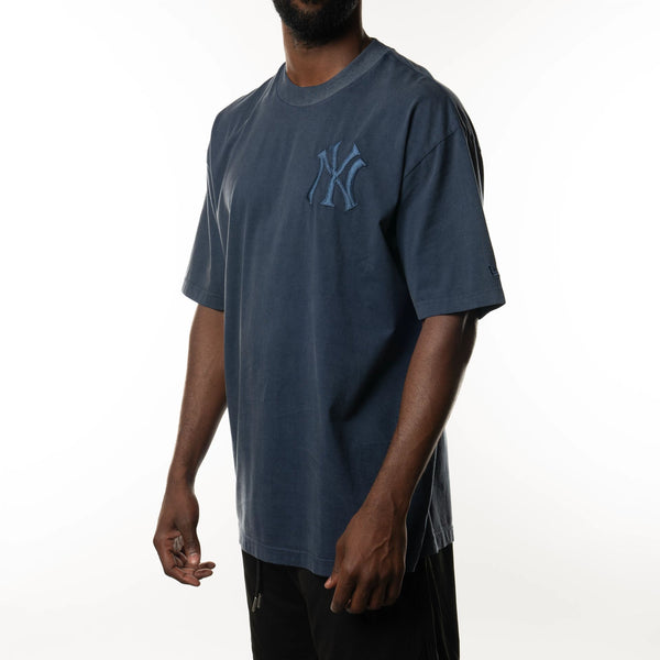 New York Yankees Washed MLB Oversized T-Shirt Blue