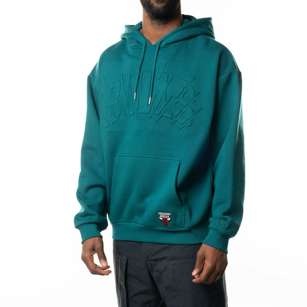 Chicago Bulls Tonal NBA Hoodie Midnight Green