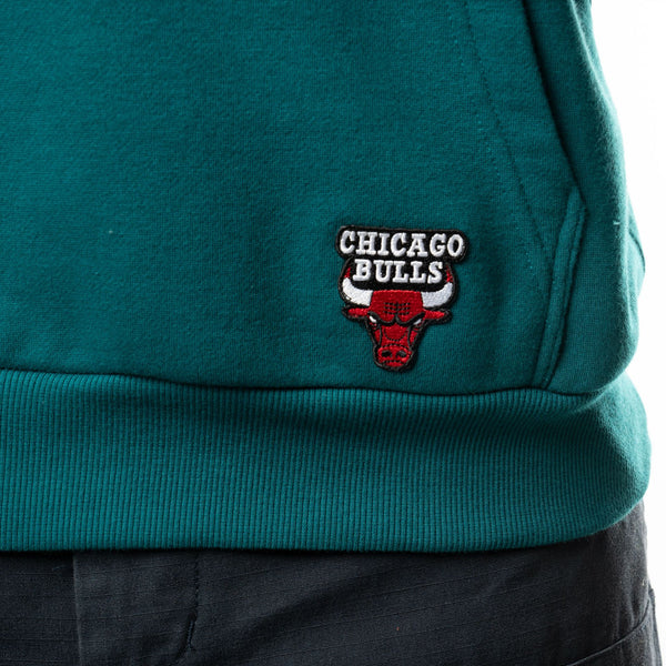 Chicago Bulls Tonal NBA Hoodie Midnight Green