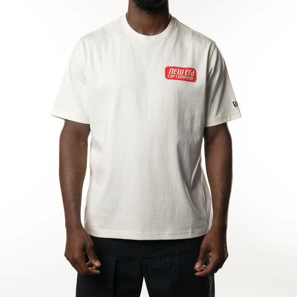 New Era Vintage Logo T-Shirt White