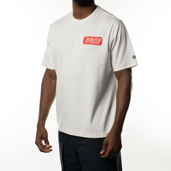 New Era Vintage Logo T-Shirt White