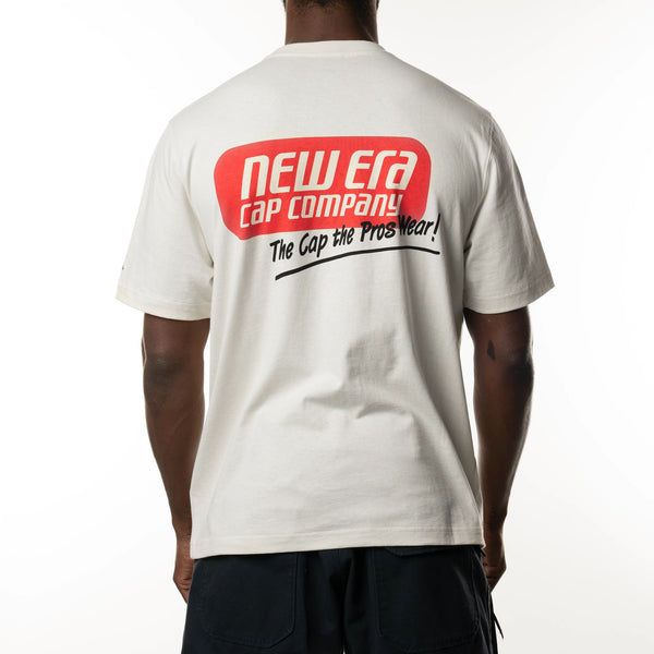 New Era Vintage Logo T-Shirt White