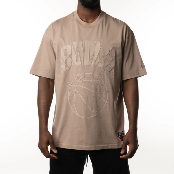 Chicago Bulls Tonal NBA T-Shirt Tan