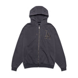 Los Angeles Dodgers Washed MLB Zip Hoodie Blue