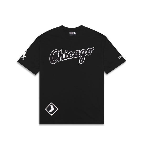 Chicago White Sox Black Oversized T-Shirt