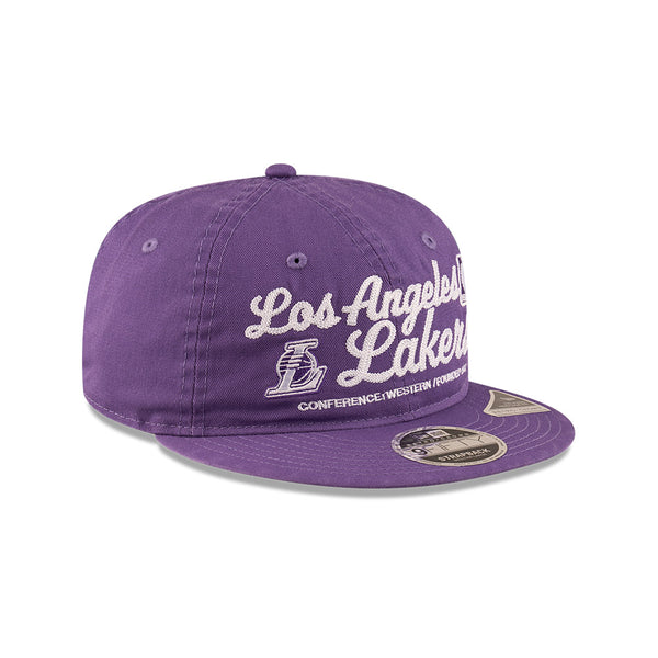 Los Angeles Lakers Script Retro Crown 9FIFTY Snapback