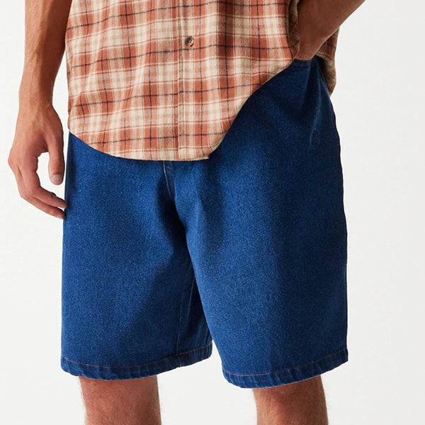 New York Yankees Denim and Plaid Shorts