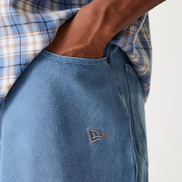 Los Angeles Dodgers Denim and Plaid Shorts