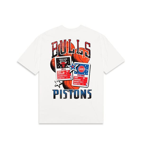 Detroit Pistons White NBA Rivals T-Shirt