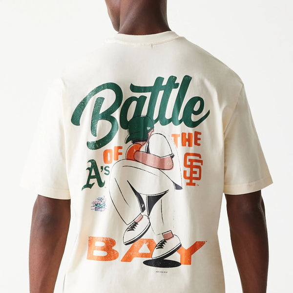 Oakland Athletics Battle of the Bay White T-Shirt