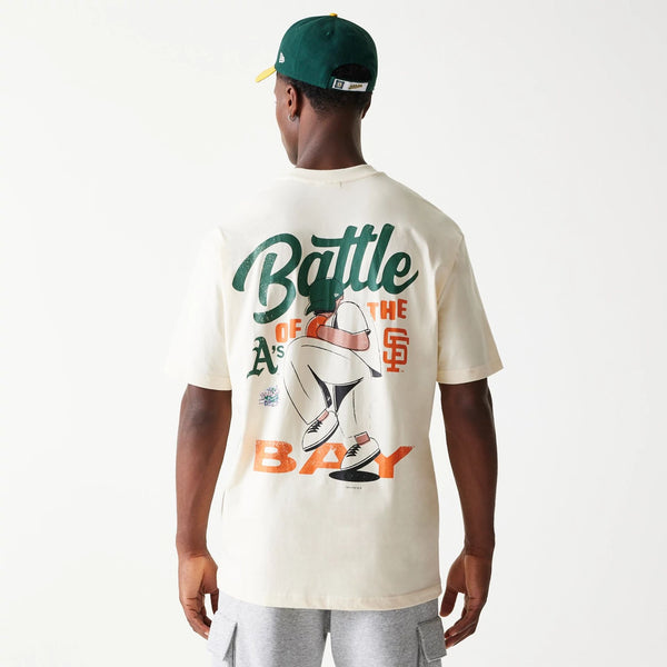 Oakland Athletics Battle of the Bay White T-Shirt