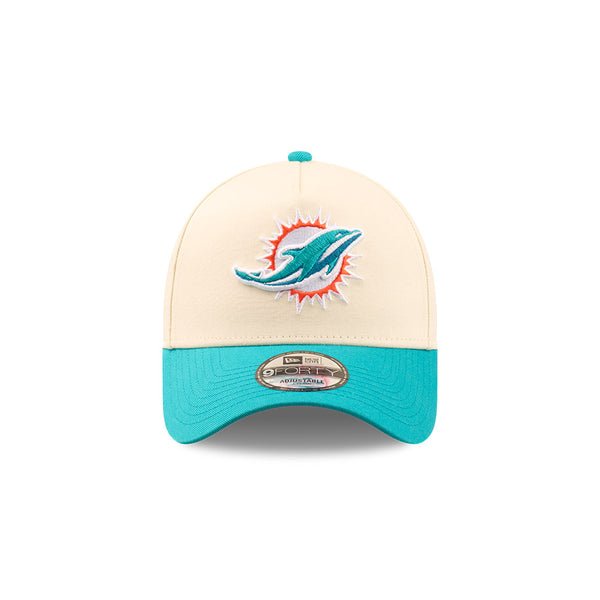 Miami Dolphins Chrome Two-Tone 9FORTY A-Frame Snapback