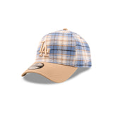 Los Angeles Dodgers Plaid Two-Tone 9FORTY A-Frame Snapback