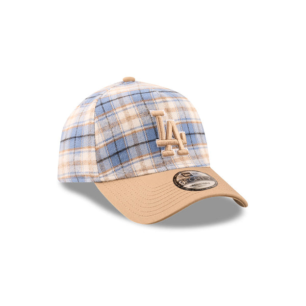 Los Angeles Dodgers Plaid Two-Tone 9FORTY A-Frame Snapback