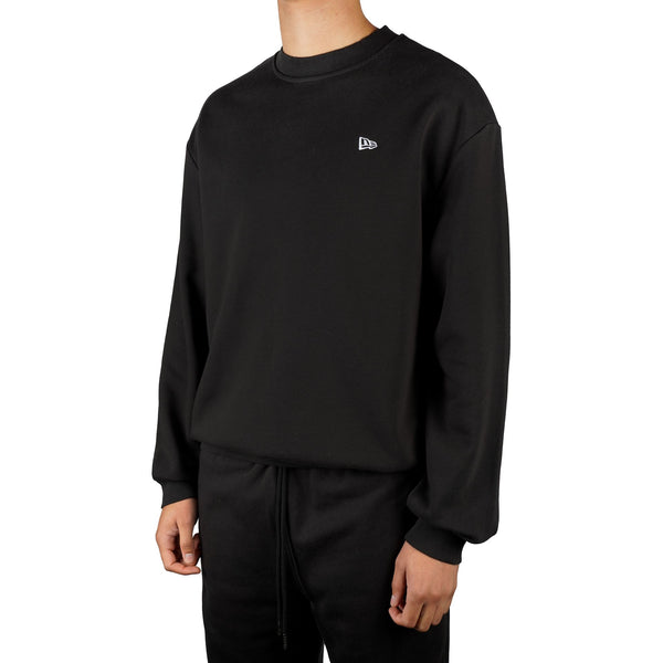 New Era Essentials Black Oversized Sweatshirt