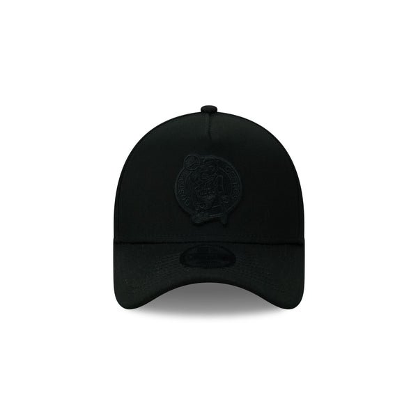 Boston Celtics NBA Essentials Black on Black 9FORTY A-Frame Snapback