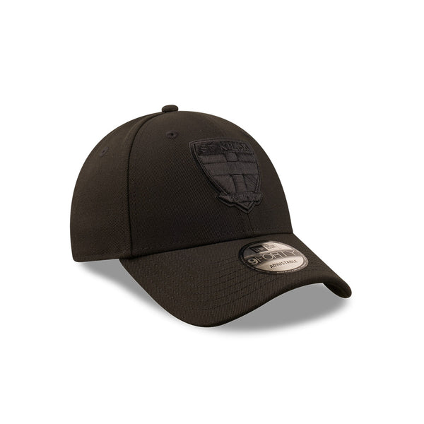 St. Kilda Saints AFL Essentials Black on Black 9FORTY Snapback