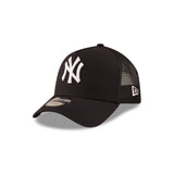 New York Yankees Global Design Black 9FORTY A-FRAME Trucker