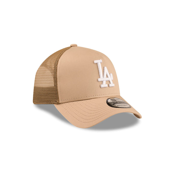 Los Angeles Dodgers Global Design Beige 9FORTY A-FRAME Trucker