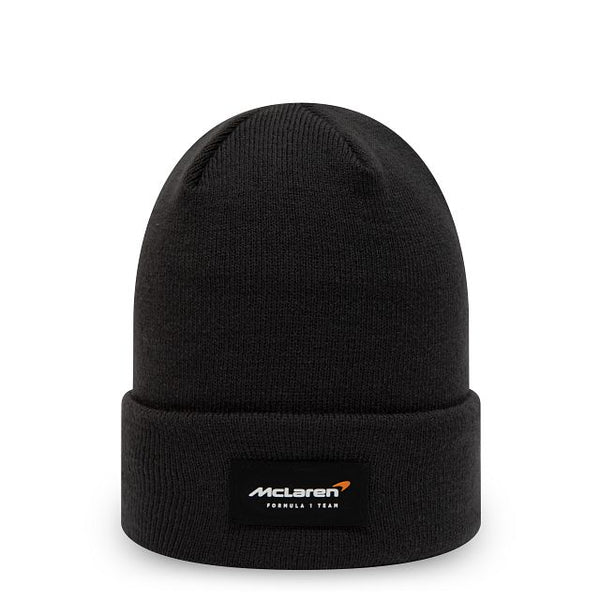 Mclaren F1 Racing Team Essential Black Cuff Beanie Hats New Era Cap Australia