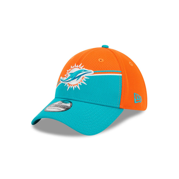 New Era Men's Miami Dolphins 2023 Sideline Team Color 39THIRTY Stretch Fit Hat - S/M Each