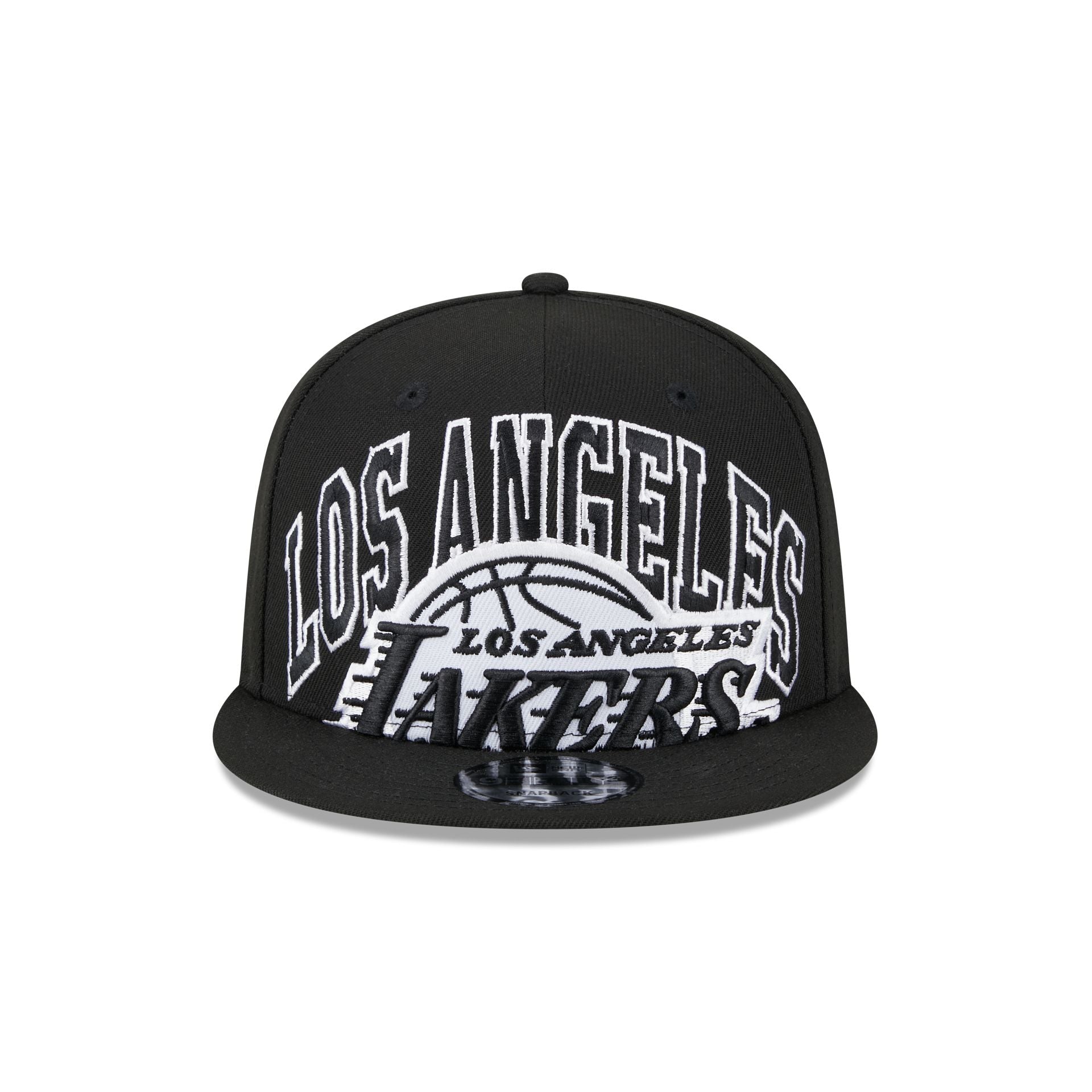 Los Angeles Lakers Tip-Off 2023 Black 9FIFTY Snapback Hat – New