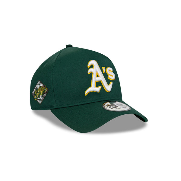 Green New Era MLB Oakland Athletics 9FORTY Side Patch Cap