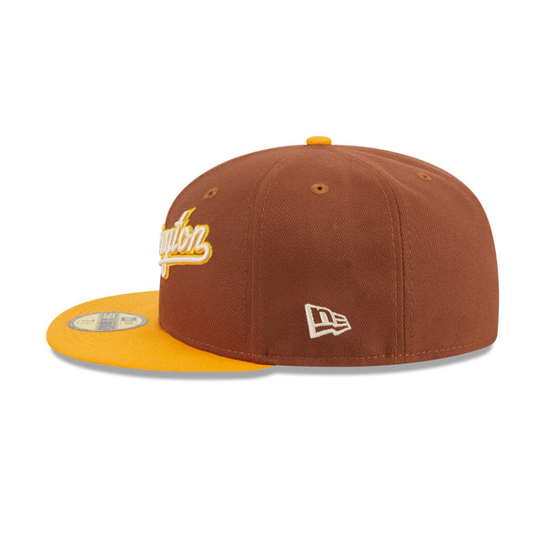 washington nationals hat 7 5/8 Tan