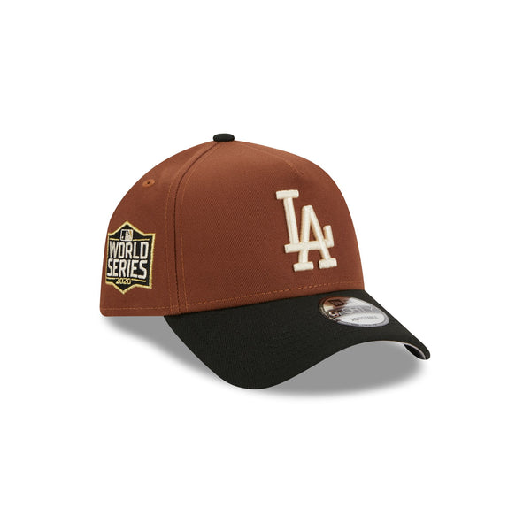 New Era 59FIFTY Los Angeles Dodgers 2020 World Series Patch Hat - Stone, Royal, Gold 7 5/8