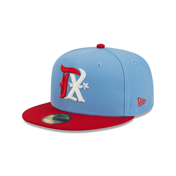 New Era 9Forty A-Frame Texas Rangers Snapback Hat - Light Blue