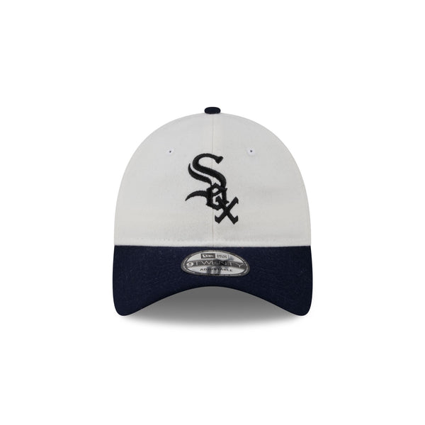 Chicago White Sox Hat Baseball Cap Fitted 7 1/2 New Era Leather