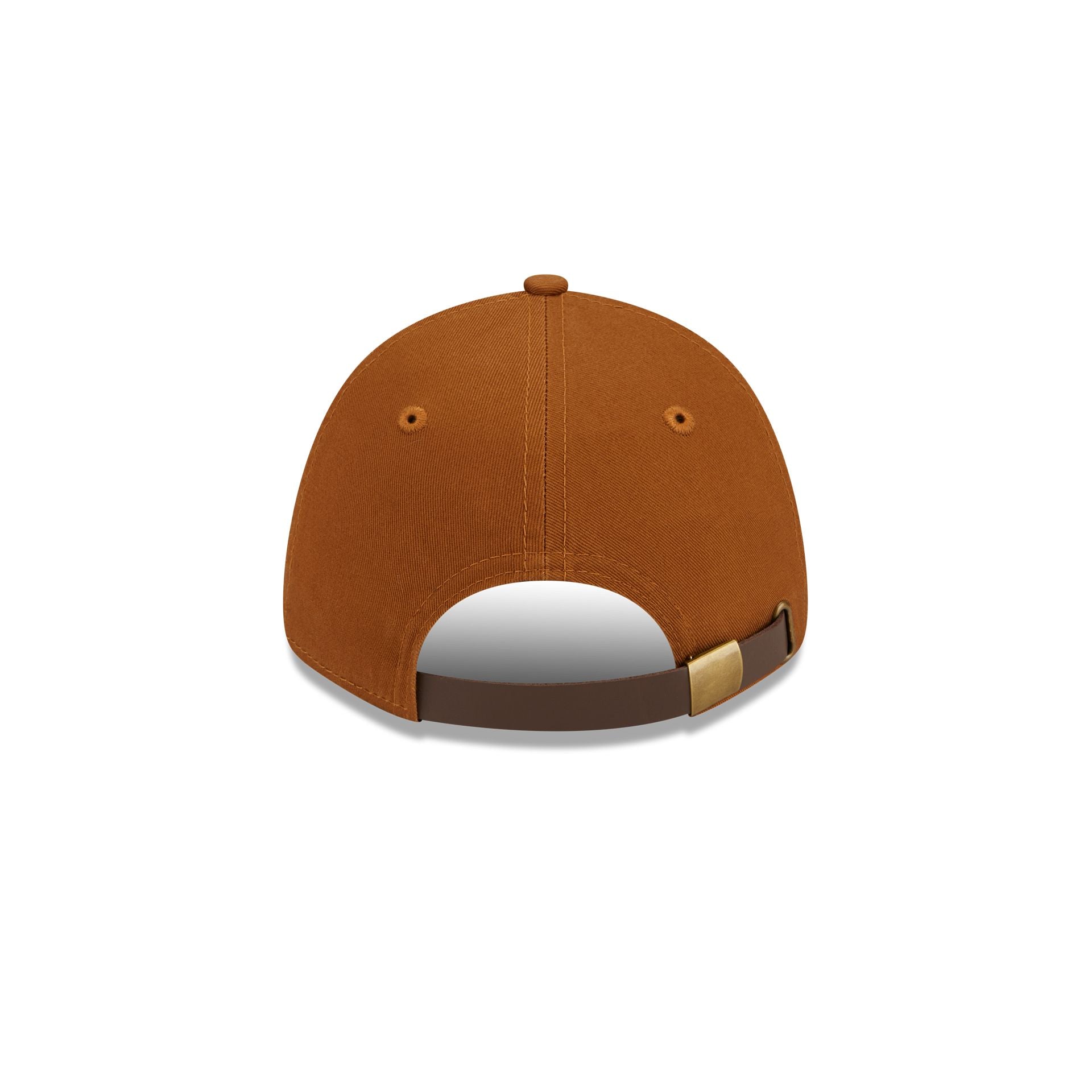 New Era Essentials Blank Rust 9FORTY Leather Strap Hat New Era Cap Australia