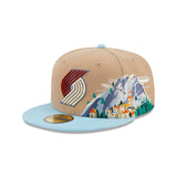 Portland Trail Blazers Snowcapped 59FIFTY Fitted