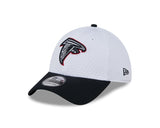 Atlanta Falcons Train 2024 White 39THIRTY Stretch Fit