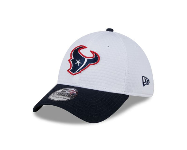 Houston Texans Train 2024 White 39THIRTY Stretch Fit