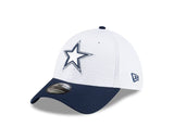 Dallas Cowboys Train 2024 White 39THIRTY Stretch Fit